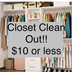 Everything is $10 or less & taking offers. 😊